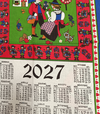STROFINACCIO TIROLO CALENDARIO Ingrosso Casa natale Tellini S.r.l.